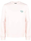 Rider Chest Small Logo Sweatshirt Pink - A.P.C. - BALAAN 1