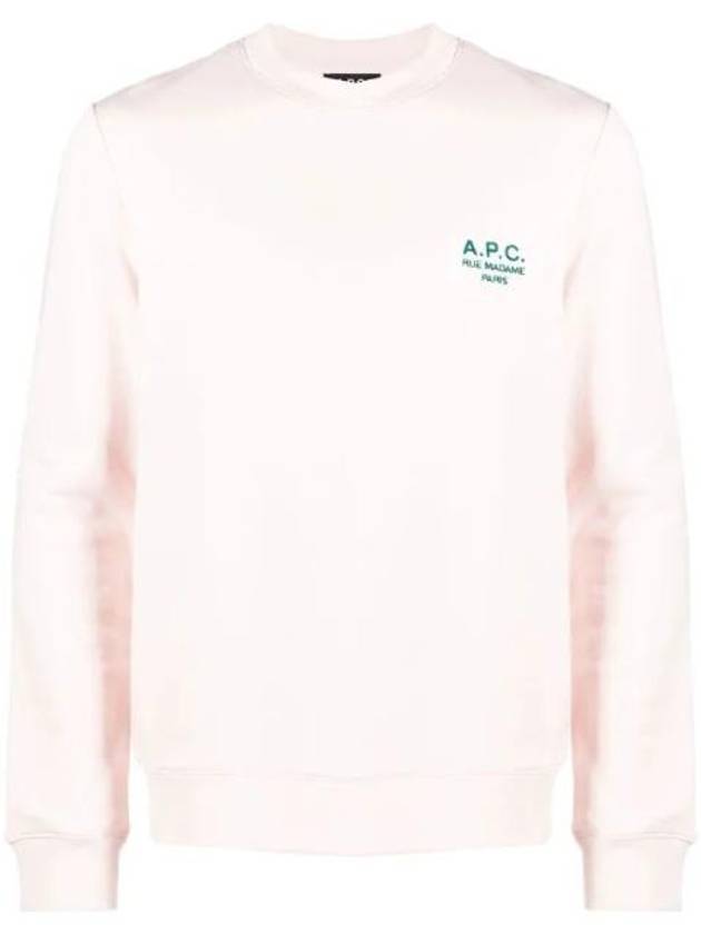 Rider Chest Small Logo Sweatshirt Pink - A.P.C. - BALAAN 1