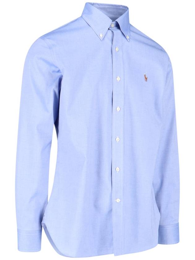 Long Sleeve Shirt Blue - POLO RALPH LAUREN - BALAAN 3