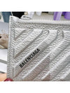 Logo Zipper Card Wallet Silver - BALENCIAGA - BALAAN 5