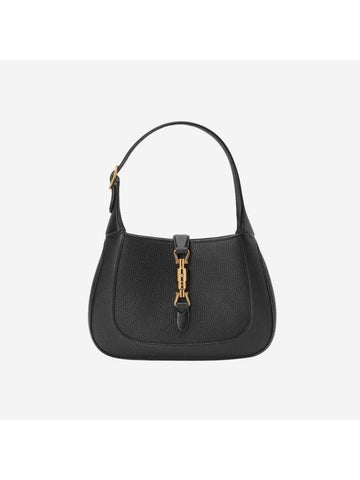 Jackie 1961 Small Natural Grain Shoulder Bag Black - GUCCI - BALAAN 1