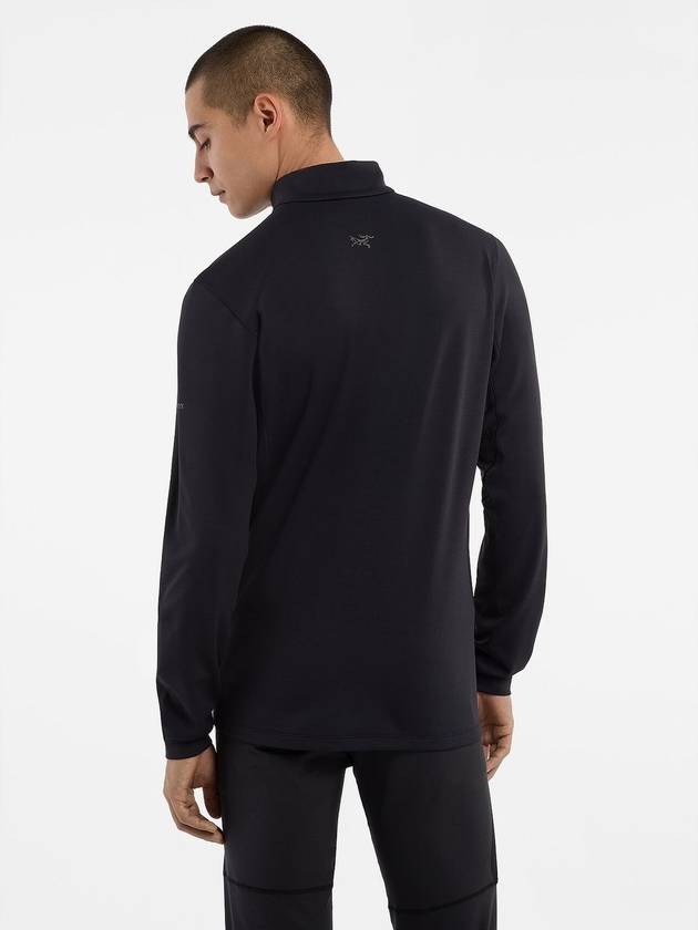 Men's Rho Hybrid Half Zip Sweatshirt Black - ARC'TERYX - BALAAN 3