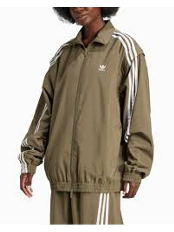 Adilenium 2 Oversized Track Jacket Khaki - ADIDAS - BALAAN 1