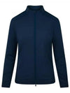 Women's Golf Featherweight Full Zip-Up Jacket Navy - G/FORE - BALAAN 2