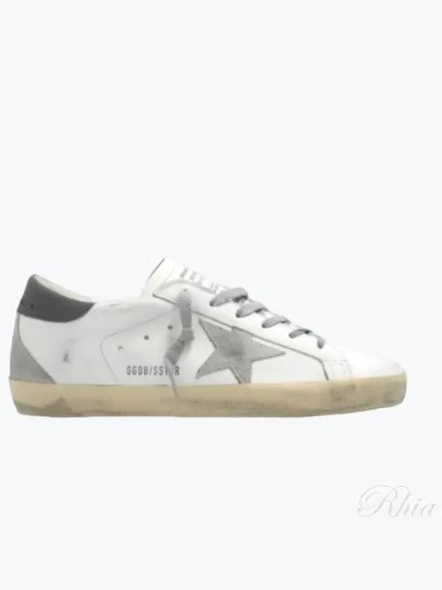 Superstar Leather Low Top Sneakers Grey White - GOLDEN GOOSE - BALAAN 2