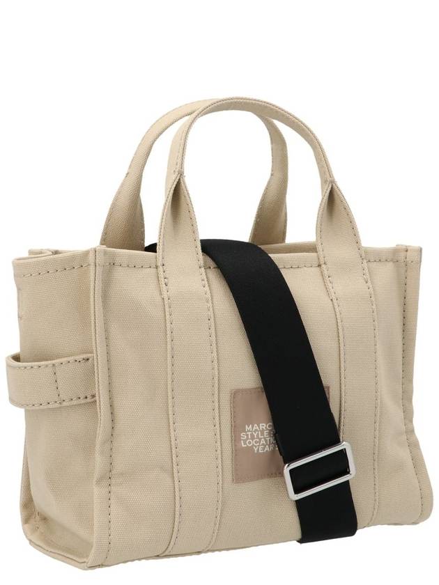 Logo Small Canvas Tote Bag Brown - MARC JACOBS - BALAAN 3