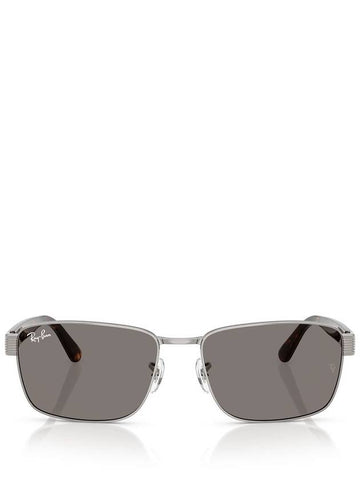 Eyewear Square Metal Sunglasses Grey - RAY-BAN - BALAAN 1