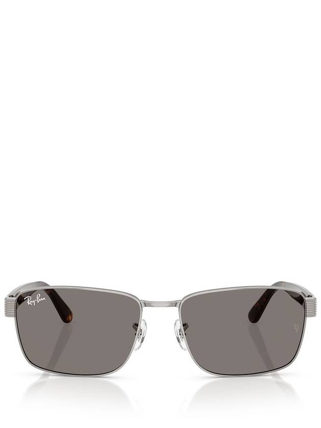 Eyewear Square Metal Sunglasses Grey - RAY-BAN - BALAAN 1