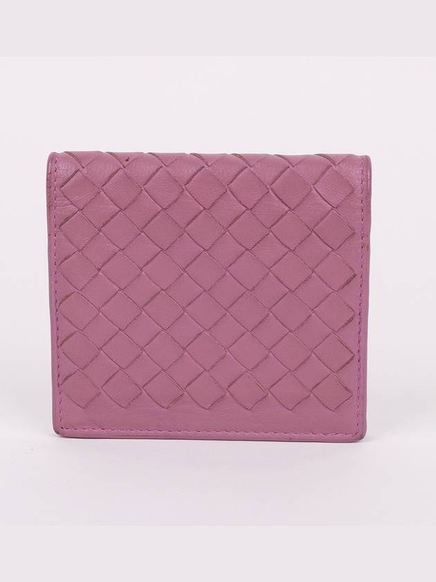 Light pink leather women s card wallet - BOTTEGA VENETA - BALAAN 1