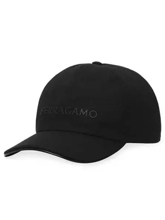 Logo Ball Cap Black - SALVATORE FERRAGAMO - BALAAN 2