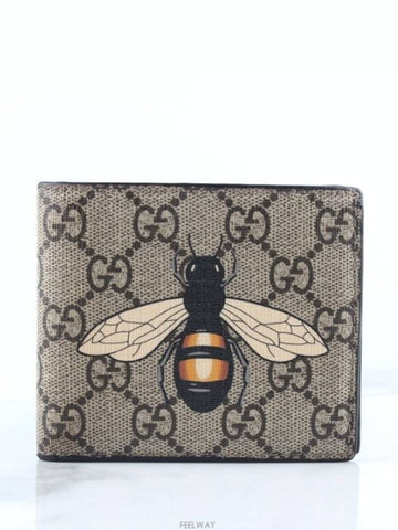 Bee GG Supreme Half Wallet - GUCCI - BALAAN 1