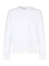 Center Back Stripe Crewneck Sweatshirt White - THOM BROWNE - BALAAN 2