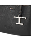 Micro Leather Tote Bag Black - TOD'S - BALAAN 8