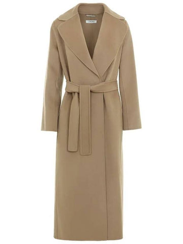 2429016043600 007 S POLDO Wool Belt Coat - MAX MARA - BALAAN 1