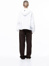 Four Woman Women s W243OT01WH Crop Hooded Windbreaker Jumper White - CHANCE'S NOI - BALAAN 6