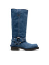 Buckle Denim Long Boots Blue - ACNE STUDIOS - BALAAN 2