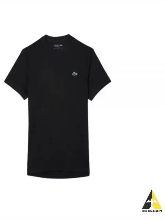 Men's Ultra Dry Short Sleeve T-Shirt Black - LACOSTE - BALAAN 2