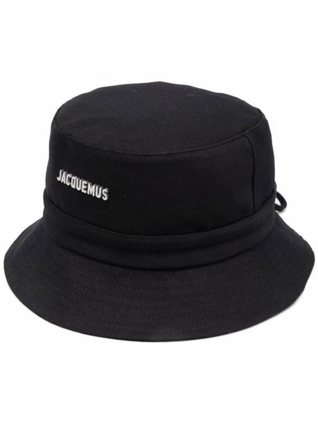 Le Bob Gadjo Bucket Hat Black - JACQUEMUS - BALAAN 5