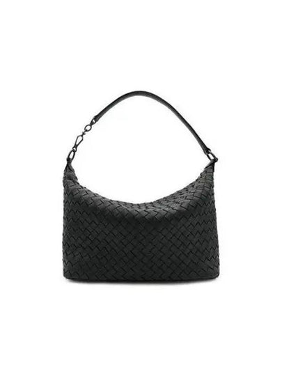 Women's Intrecciato Shoulder Bag Black - BOTTEGA VENETA - BALAAN 2