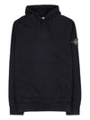 Signature Logo Patch Hoodie Black - STONE ISLAND - BALAAN 11