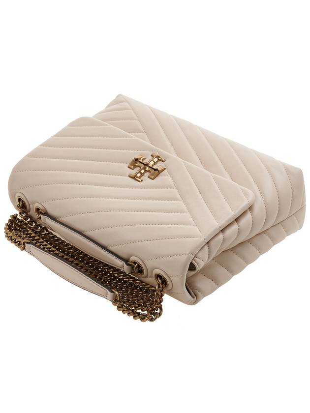 Kira Chevron Convertible Shoulder Bag White - TORY BURCH - BALAAN 5