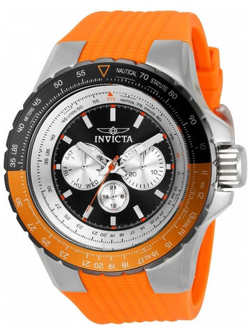 Invicta Aviator Chronograph Quartz Black Dial Men's Watch 33035 - INVICTA - BALAAN 1