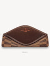 Damier Canvas Card Wallet Brown - LOUIS VUITTON - BALAAN 3