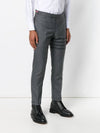 Twill School Uniform 4-Bar Low Rise Skinny Fit Pants Medium Grey - THOM BROWNE - BALAAN 6