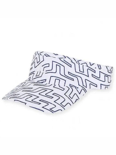 Samir Print Visor White Outline Bridge Swirl - J.LINDEBERG - BALAAN 2