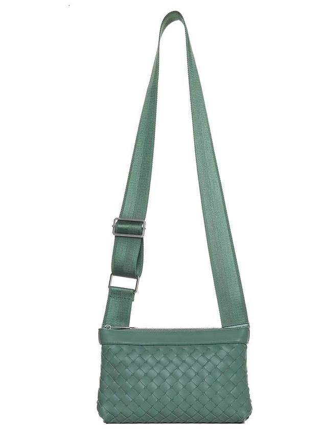 Classic Duo Shoulder Bag Green - BOTTEGA VENETA - BALAAN 2