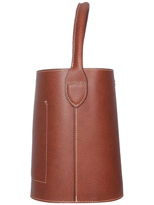 Epure Leather Bucket Bag Brown - LONGCHAMP - BALAAN 10