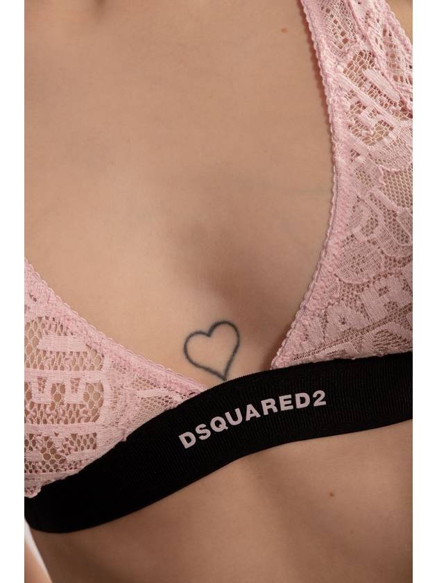 Dsquared2 Lace Bra, Women's, Pink - DSQUARED2 - BALAAN 4