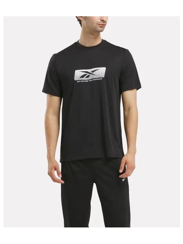 NO MATTER THE DIST T Shirt Black 100206058 - REEBOK - BALAAN 1