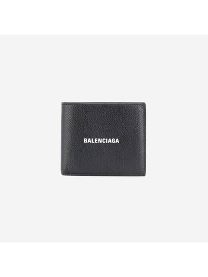 Cash Square Folded Wallet Black - BALENCIAGA - BALAAN 2