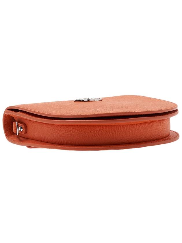 Saffiano Saddle Cross Bag Orange - VIVIENNE WESTWOOD - BALAAN 6