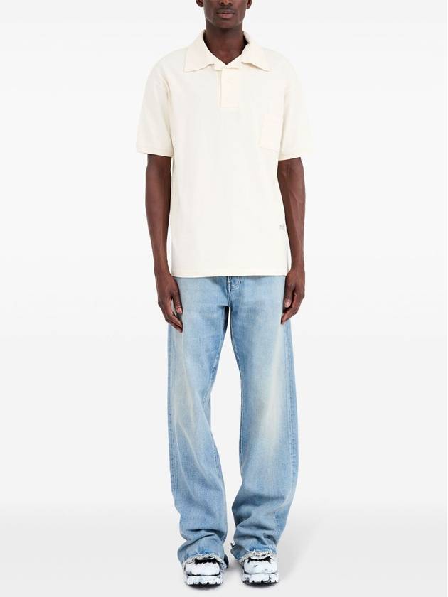 logo-print polo shirt - MAISON MARGIELA - BALAAN 2