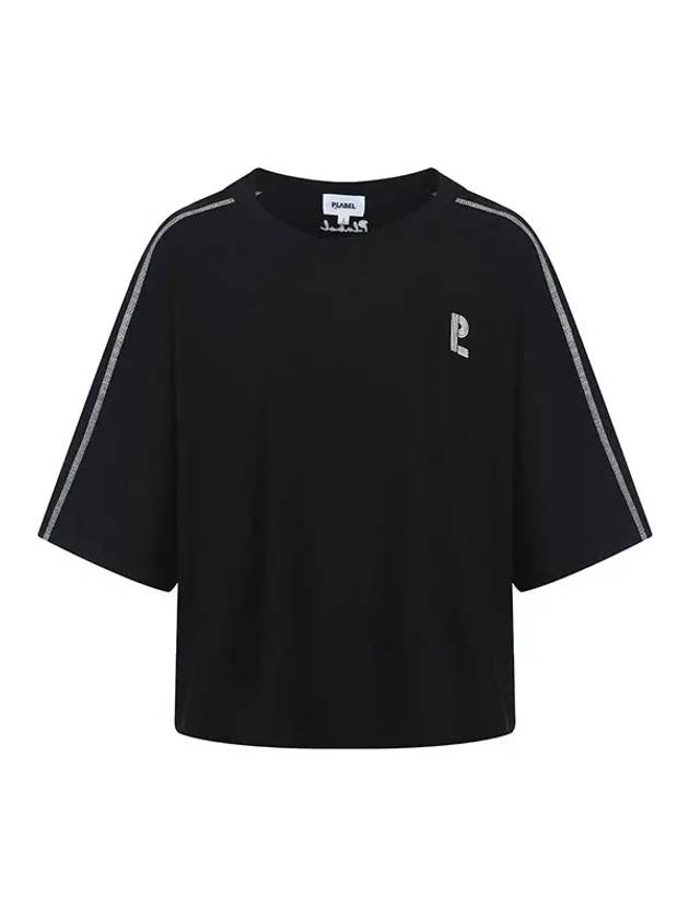 Logo Jersey T-Shirt MW3ME128BLK - P_LABEL - BALAAN 8