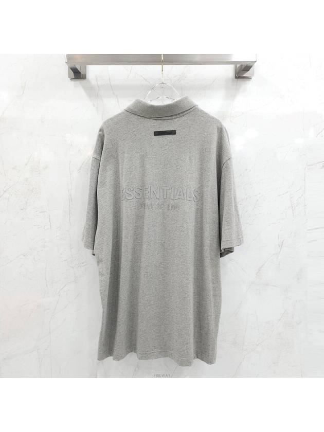 Lux You L Essential gray back logo collar - FEAR OF GOD - BALAAN 2