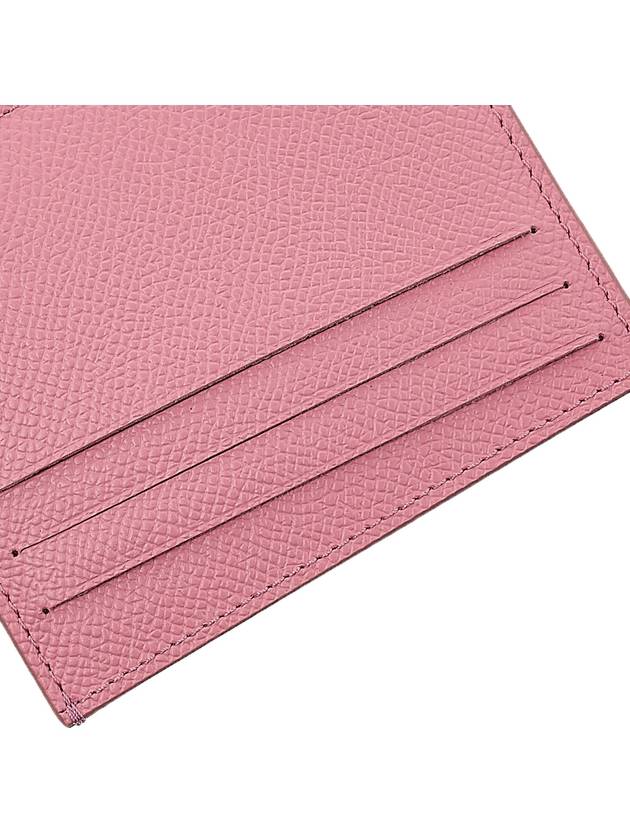 Four Stitch Leather Card Wallet Pink - MAISON MARGIELA - BALAAN 8