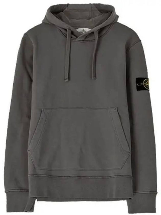 721564151 V0063 Wappen Hooded T Shirt Dark Gray Men s TEO 270494 - STONE ISLAND - BALAAN 1