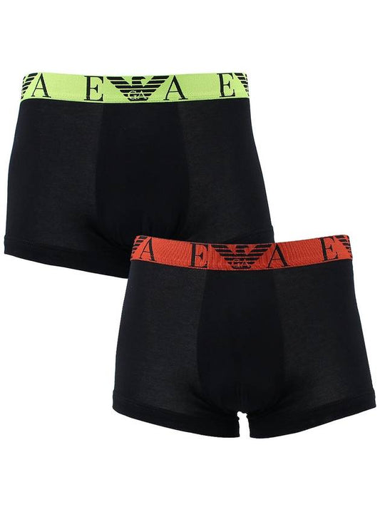 Logo Band Briefs 2 Packs Set - EMPORIO ARMANI - 2