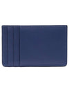 Rockstud Leather Card Wallet Navy - VALENTINO - BALAAN 6