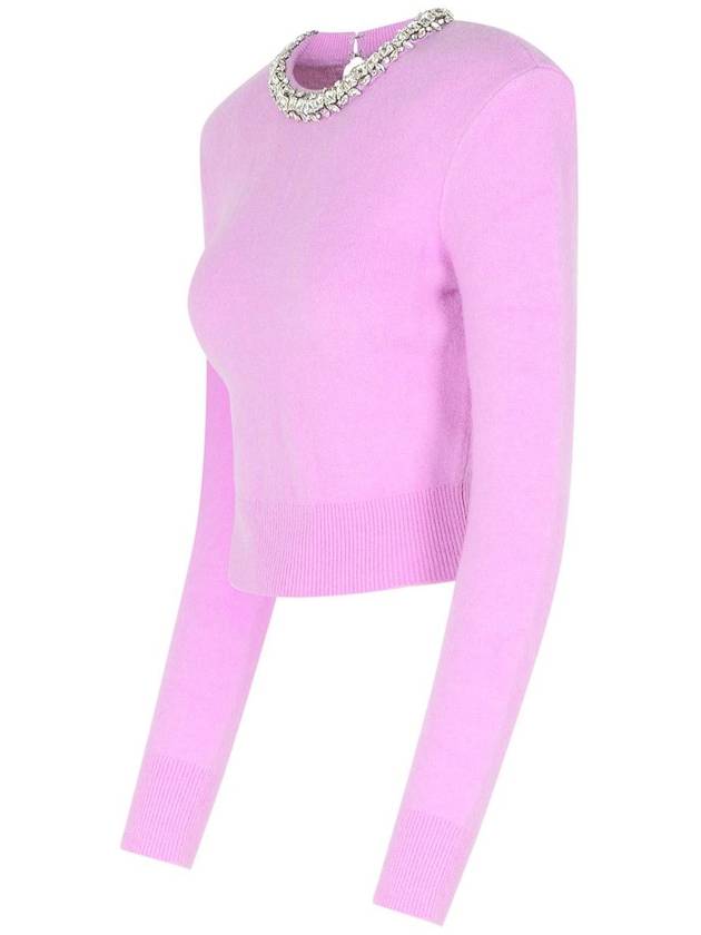 Self-Portrait Pink Viscose Blend Sweater - SELF PORTRAIT - BALAAN 2