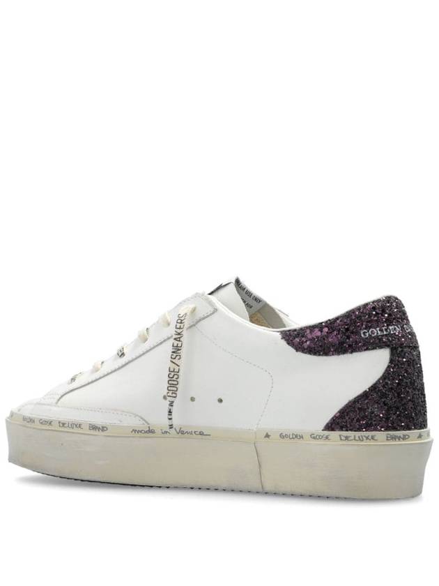 Hi Star Glitter Tab Low Top Sneakers White - GOLDEN GOOSE - BALAAN 3