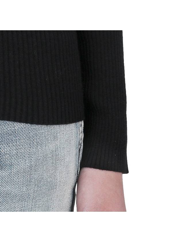 Bold Fox Head Patch Turtleneck Black - MAISON KITSUNE - BALAAN 8