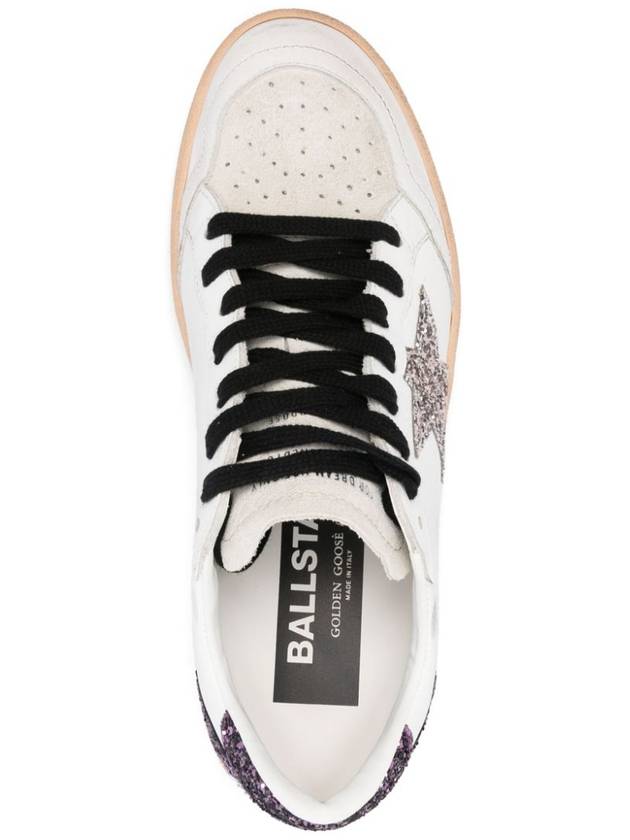 Deluxe Brand Ball Star Lace-Up Low Top Sneakers White - GOLDEN GOOSE - BALAAN 3