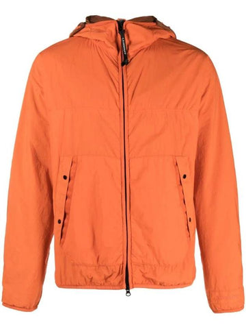 Men's Chrome Goggles Hooded Jacket Orange - CP COMPANY - BALAAN 1