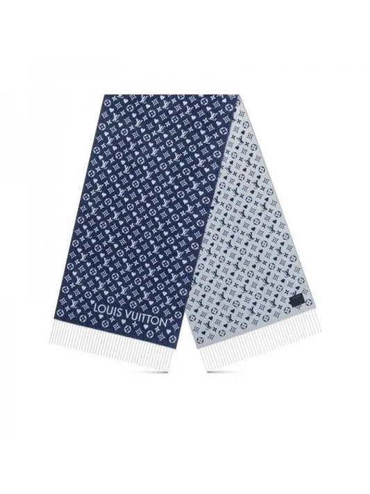 Game On Scarf Blue M77640 - LOUIS VUITTON - BALAAN 1