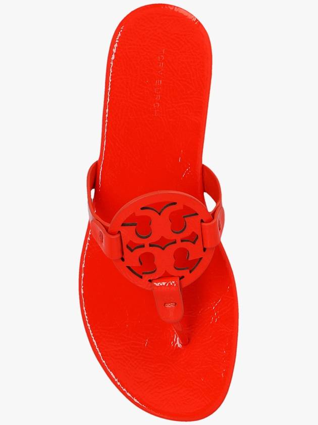 Tory Burch ‘Miller’ Patent Slides, Women's, Orange - TORY BURCH - BALAAN 6