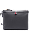 24FW Beauty Case FAL008AL0090 025 Gray - THOM BROWNE - BALAAN 3